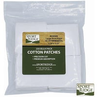 LRG PIS COT PAT WHT 38/9MM 2.25INX2.25INCotton Patches  250 Pack Large Bore Pistol 2.25 Inch x 2.25 Inch  White | 843119030922
